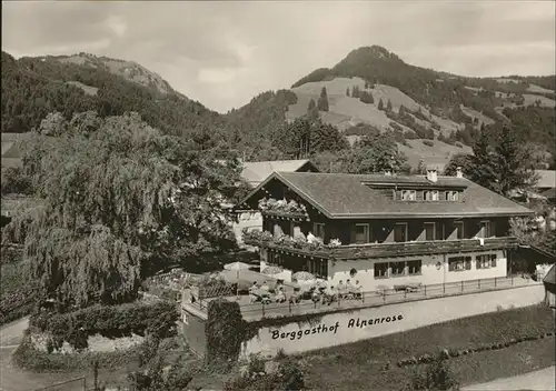 Obermaiselstein Berggasthof Alpenrose Kat. Obermaiselstein