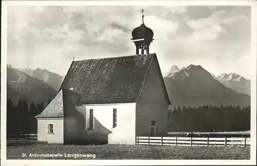 Langenwang Fischen St. Antoniuskapelle Pension zum Illertal / Fischen i.Allgaeu /Oberallgaeu LKR