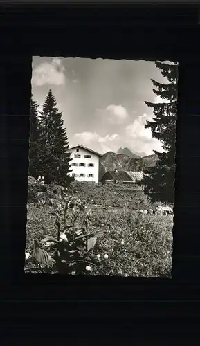 Kanzelwand Ferienheim Deutsche Naturfreunde Xaver Steigenberger Haus Kat. Oberstdorf