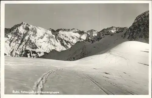 Rubi Falkenjoch Daumengruppe Kat. Oberstdorf