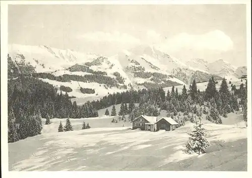 Kanzelwand Haus Sonnenblick Kat. Oberstdorf