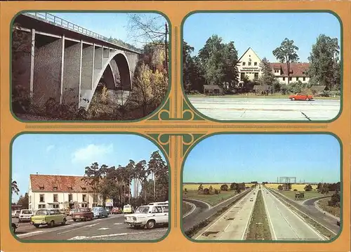 Hermsdorf Berlin Teufelsthalbruecke Autobahn Hermsdorfer Kreuz Kat. Berlin