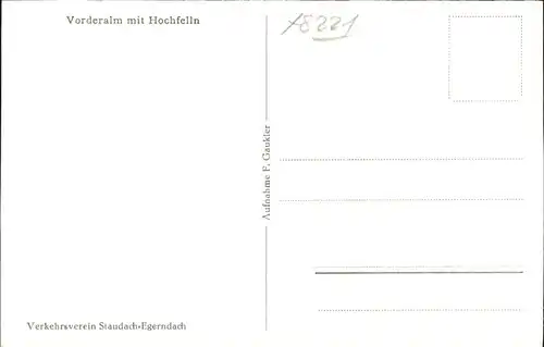 Staudach Oberbayern Vorderalm Hochfelln Skifahren / Staudach-Egerndach /Traunstein LKR