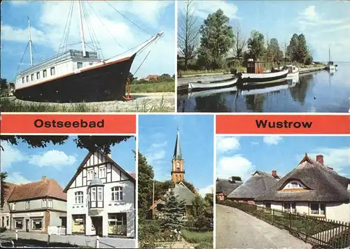 Wustrow Ostseebad Hafen Anlage Betriebsferienheim Plamag-Plauen Kat. Ostseebad Wustrow