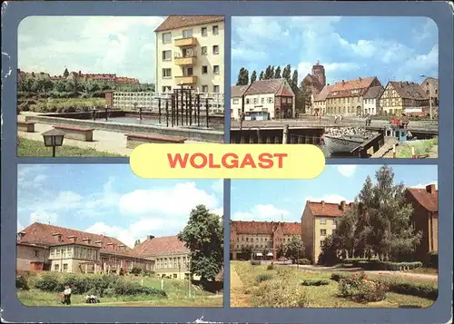 Wolgast Springerturm Hafen Hotel Vier Jahreszeiten Kat. Wolgast