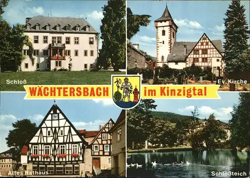 Kinzigtal Schloss Schlossteich Ev. Kirche Altes Rathaus Wappen Kat. Wolfach