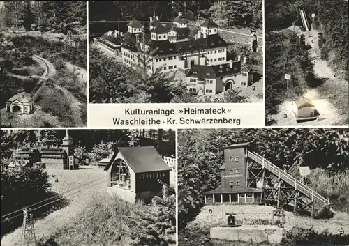 Waschleithe Kulturanlage Heimateck Kr. Schwarzenberg Kat. Beierfeld Erzgebirge