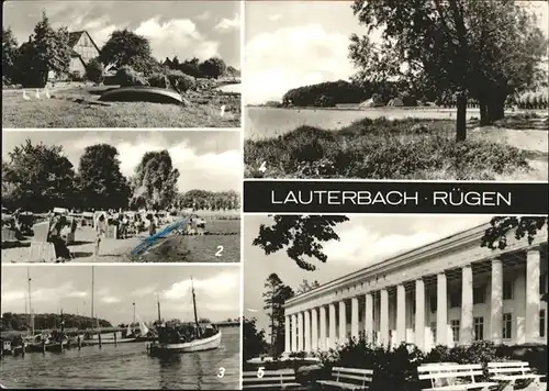 Lauterbach Ruegen Strand Hafen Bauernhaus Erholungsheim Kat. Putbus