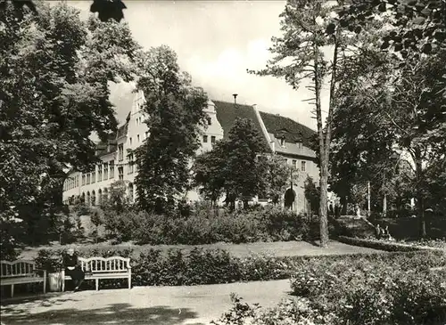 Bad Lauchstaedt Kurpark Goetheschule Kat. Bad Lauchstaedt