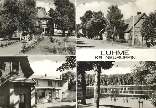 Luhme Kr. Neuruppin Kinderferienlager Wilhelm Florin Kat. Rheinsberg