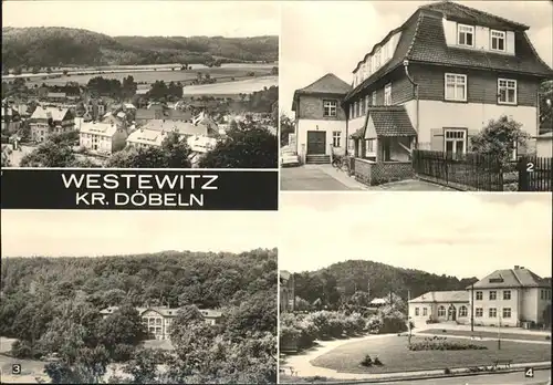 Westewitz Grossweitzschen Kr. Doebeln Kinderklinik Bahnhof Kat. Grossweitzschen
