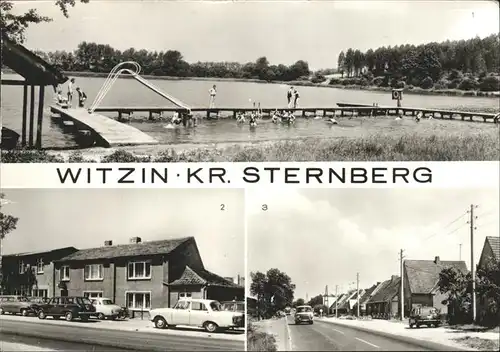 Witzin Kr. Sternberg Ortmannsee Gaststaette Kat. Witzin