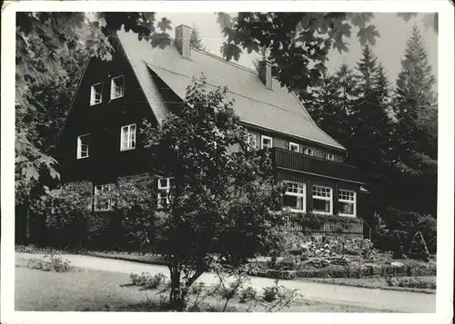 Waldidylle Haus Sonnenhof Erzgebirge Kat. Altenberg