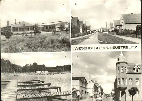 Wesenberg Mecklenburg Polytechnische Oberschule Wellen Grossen weissen See Kat. Wesenberg Mecklenburg