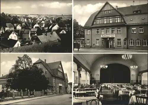 Weissenborn Erzgebirge HO Gaststaette FDGB Vertragsheim Thueringer Hof Kat. Weissenborn Erzgebirge