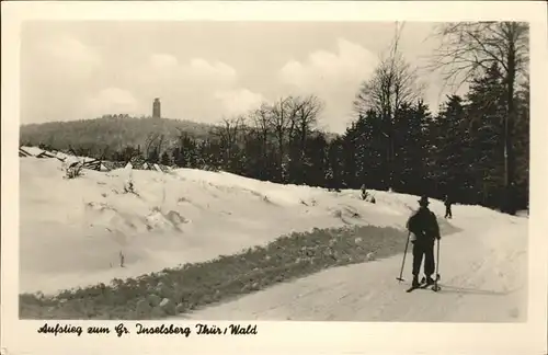 Inselsberg Schmalkalden Winter Ski Kat. Schmalkalden