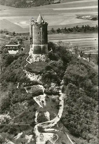 Bad Koesen Fliegeraufnahme Burg Saaleck Kat. Bad Koesen