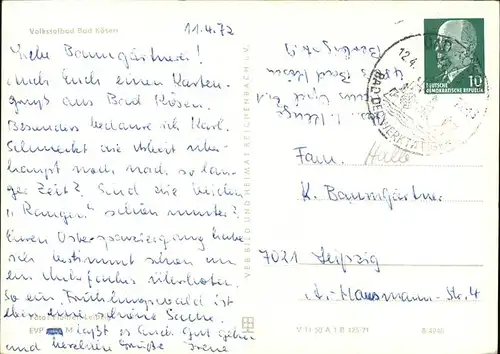 Bad Koesen  Kat. Bad Koesen