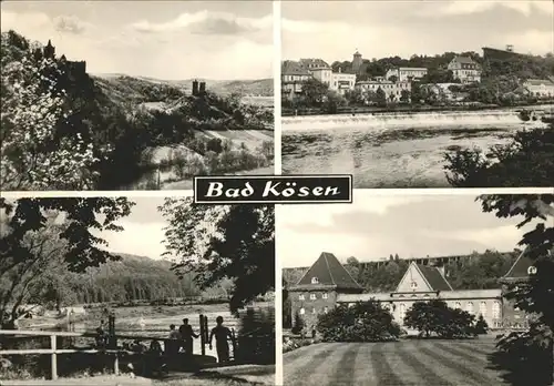 Bad Koesen Rudelsburg Burg Saaleck Saline  Kat. Bad Koesen