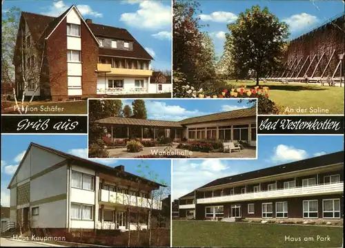 Bad Westernkotten Saline Haus am Park Haus Kaupmann Pension Schaefer Kat. Erwitte