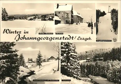 Johanngeorgenstadt Steinbach Erzgebirgsschanze  Kat. Johanngeorgenstadt