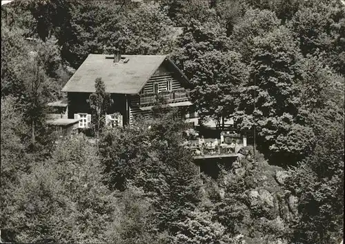 Jocketa Gaststaette Adlersteinalm Kat. Poehl Vogtland