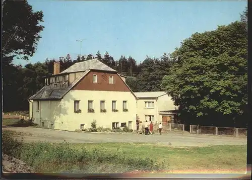 Weissenborn Erzgebirge Meuschkensmuehle Schulungsheim der Deutschen Post Kat. Weissenborn Erzgebirge