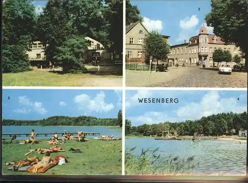 wz31013 Wesenberg Mecklenburg Strandhotel Freibad  Kategorie. Wesenberg Mecklenburg Alte Ansichtskarten