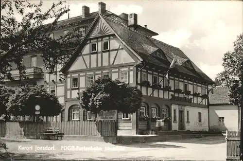 Jonsdorf Ferienheim Jonshof Kat. Kurort Jonsdorf