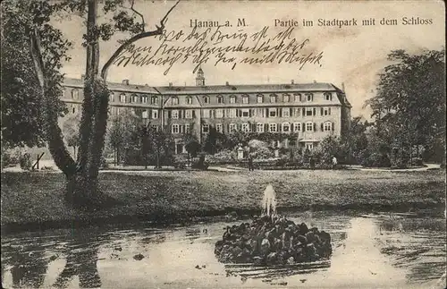 Hanauerhof Stadtpark Schloss Kat. Dielkirchen