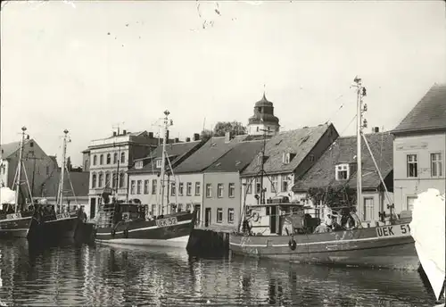 Ueckermuende Hafen Kat. Ueckermuende