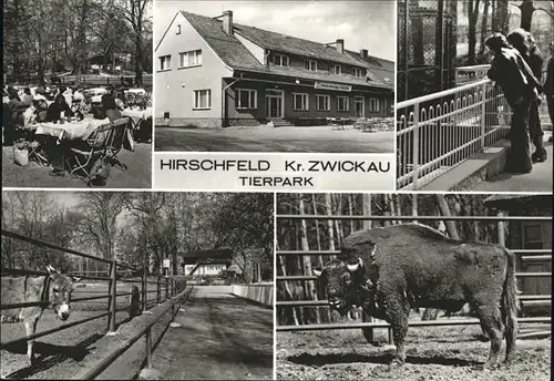 Hirschfeld Zwickau Tierpark Kat. Hirschfeld Zwickau