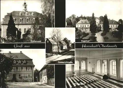 Herrnhut Vogtshof Kirchesaal Wirtshaus Kat. Herrnhut