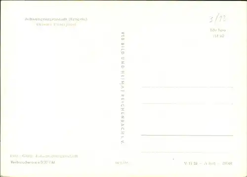 Johanngeorgenstadt Unterjugel Kat. Johanngeorgenstadt