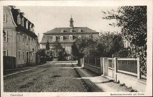 Herrnhut Berthelsdoferstrasse Kirche Kat. Herrnhut