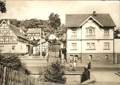 Winterstein Emsetal Gasthaus Thueringer Wald Kat. Emsetal