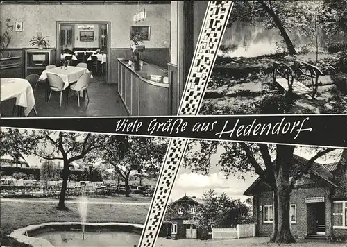 Hedendorf Gasthaus zur Eiche Willy Dammann Kat. Buxtehude