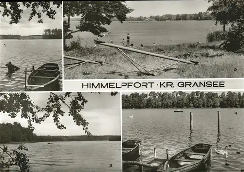 Himmelpfort Sidowsee Stolpsee Moderfitzsee Haussee Kat. Fuerstenberg