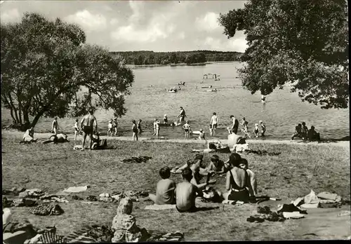 Himmelpfort Stolpsee Badestrand Kat. Fuerstenberg