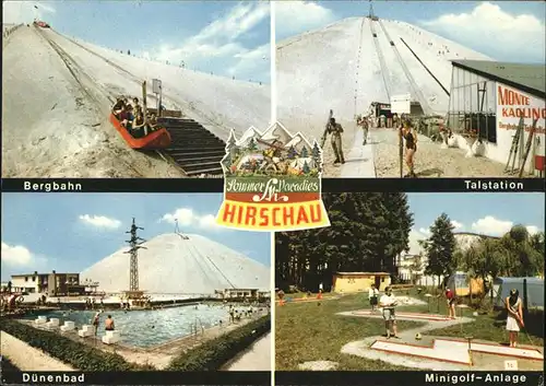 Hirschau Oberpfalz Bergbahn Talstation Duenenbad Kat. Hirschau