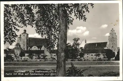 Ingolstadt Alte Stadtmauer Dom Kat. Ingolstadt