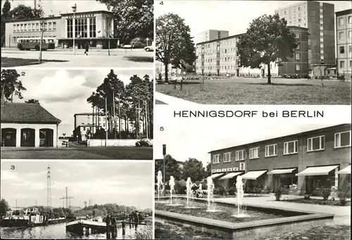 Hennigsdorf Hafen Milchbar S-Bahnhof Kat. Hennigsdorf