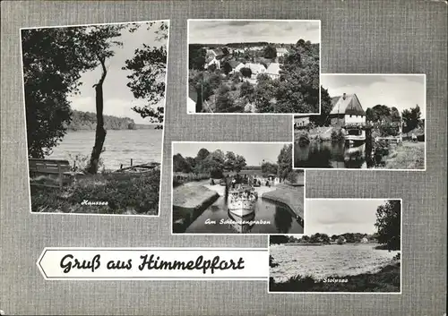 Himmelpfort Haussee Stolpsee Am Schleusengraben Kat. Fuerstenberg