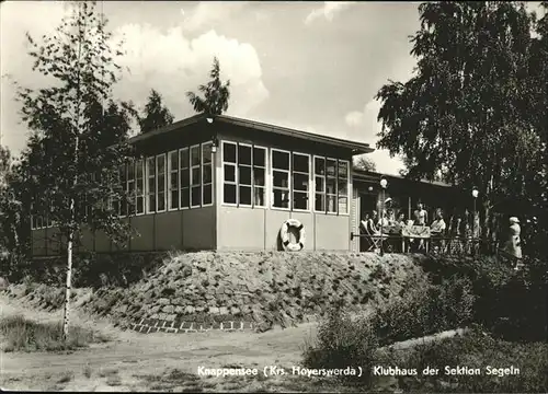 Knappensee Oberlausitz Klubhaus Sektion Segeln / Lohsa /Bautzen LKR