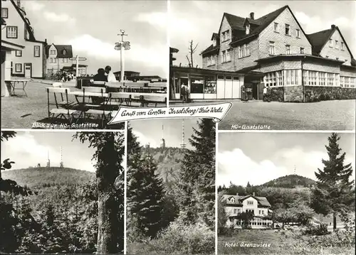 Inselsberg Schmalkalden Hotel Grenzwiese Kat. Schmalkalden