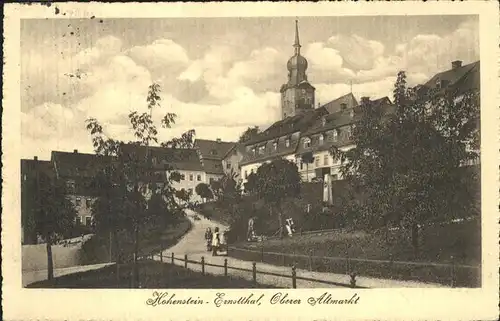Hohenstein-Ernstthal Oberer Altmarkt Kat. Hohenstein-Ernstthal