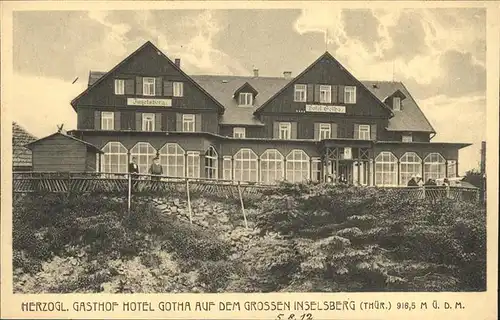 Inselsberg Schmalkalden Hotel Gotha Kat. Schmalkalden