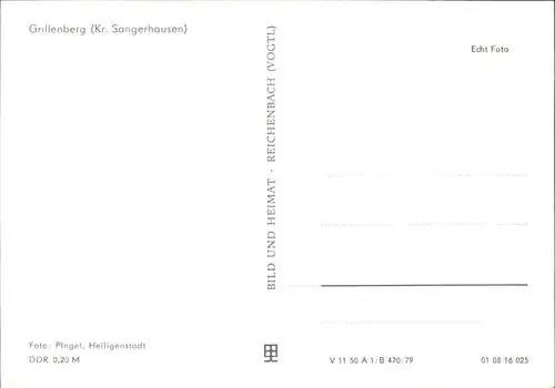 Grillenberg  Kat. Sangerhausen