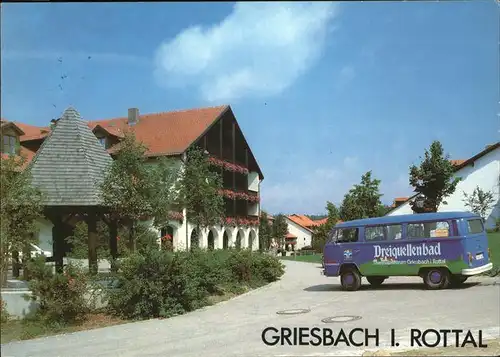 Griesbach Rottal Thermalbad Kurpark Bus Dreiquellenbad Kat. Bad Griesbach i.Rottal