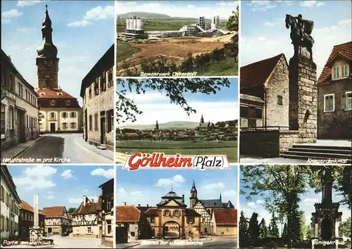 Goellheim Kriegerdenkmal Koenigskreue Kat. Goellheim